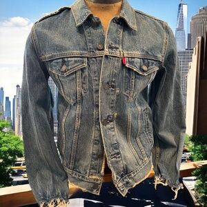 Vintage Levis, Mens Trucker Jean Jacket, Size M